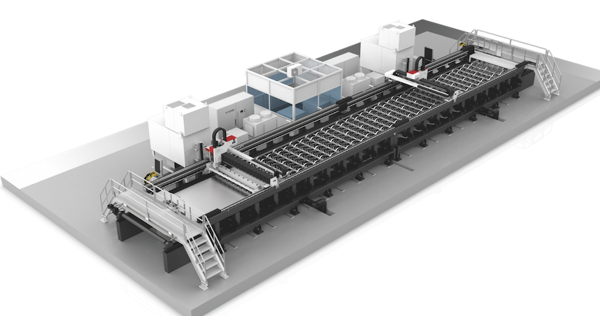 맞춤형 기계 시리즈 열연 연속 고강도 밴드 강철 레이저 절단 생산 라인