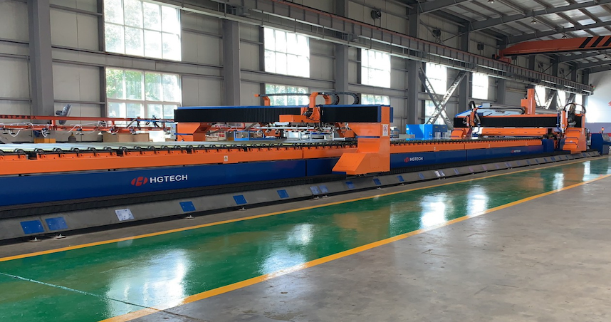 대형 판재 레이저 절단 용접 일체형 생산 라인