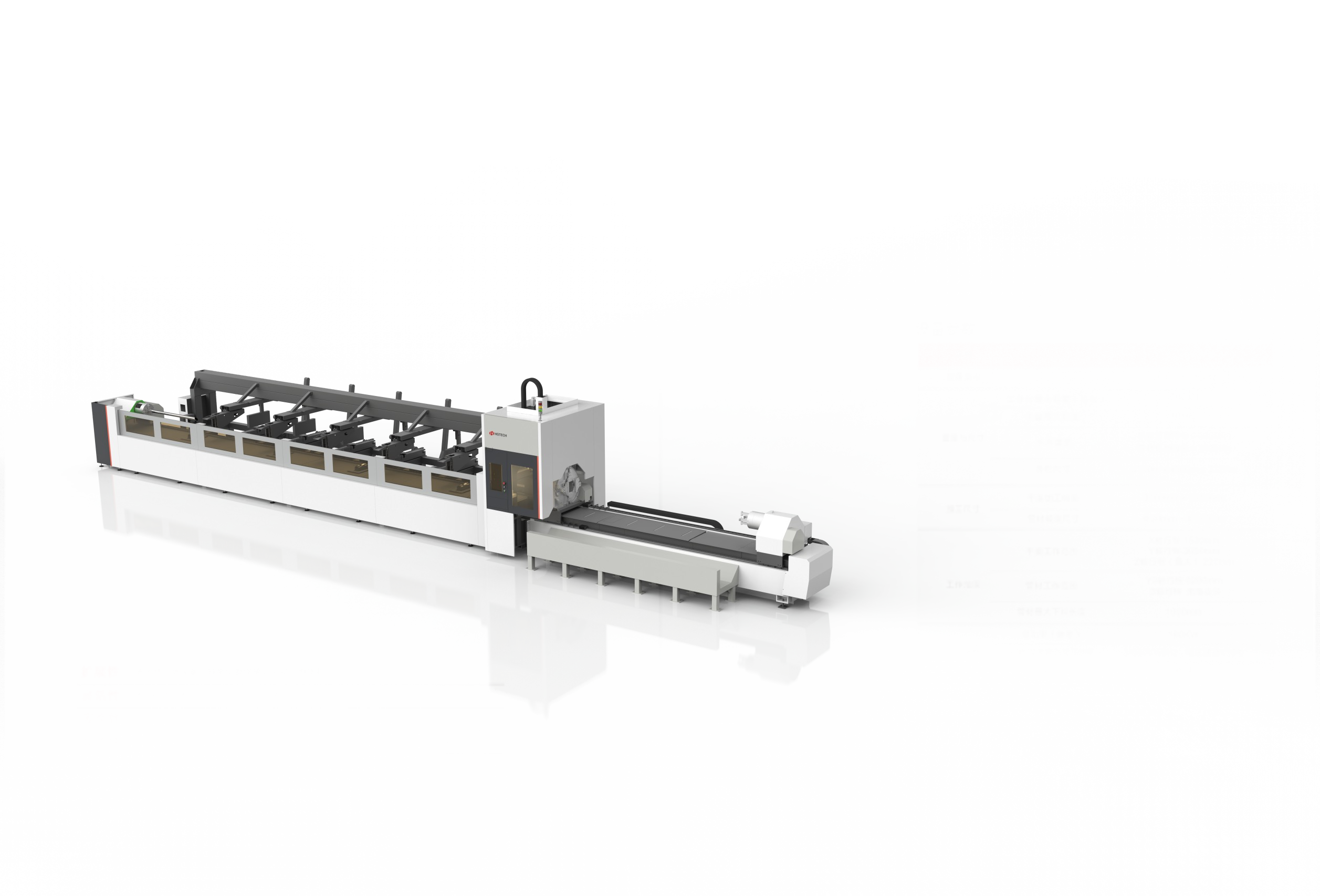 TP10032W & LT10032W 3척(수평형) 레이저 튜브 절단기