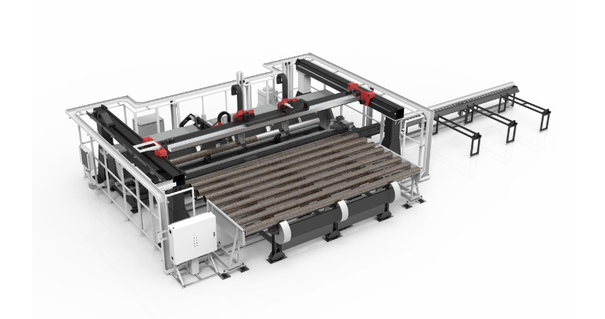 고출력 관재 전자동 레이저 세척 생산라인